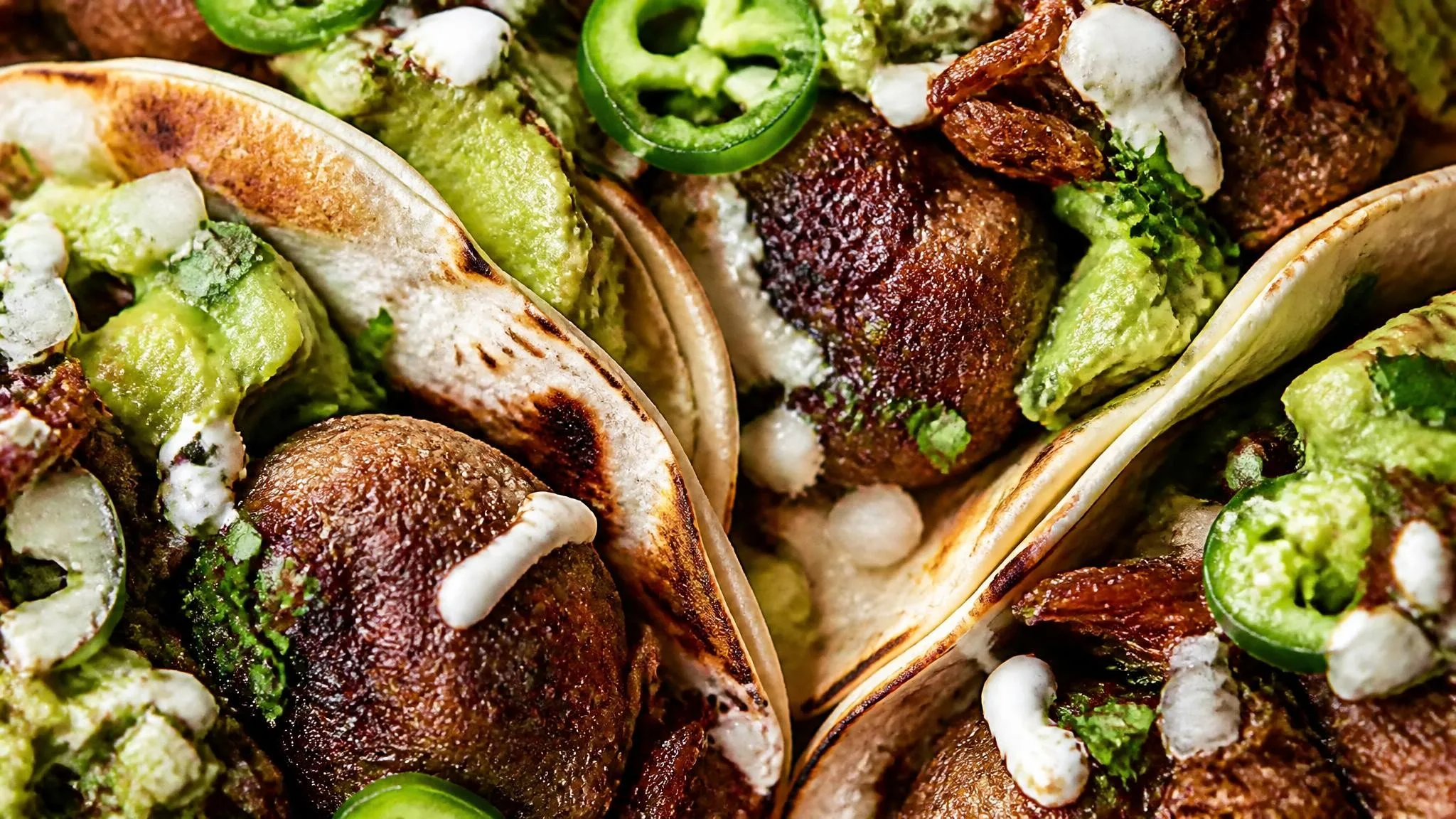Carnitas Meatball Tacos with Vegetarian Option