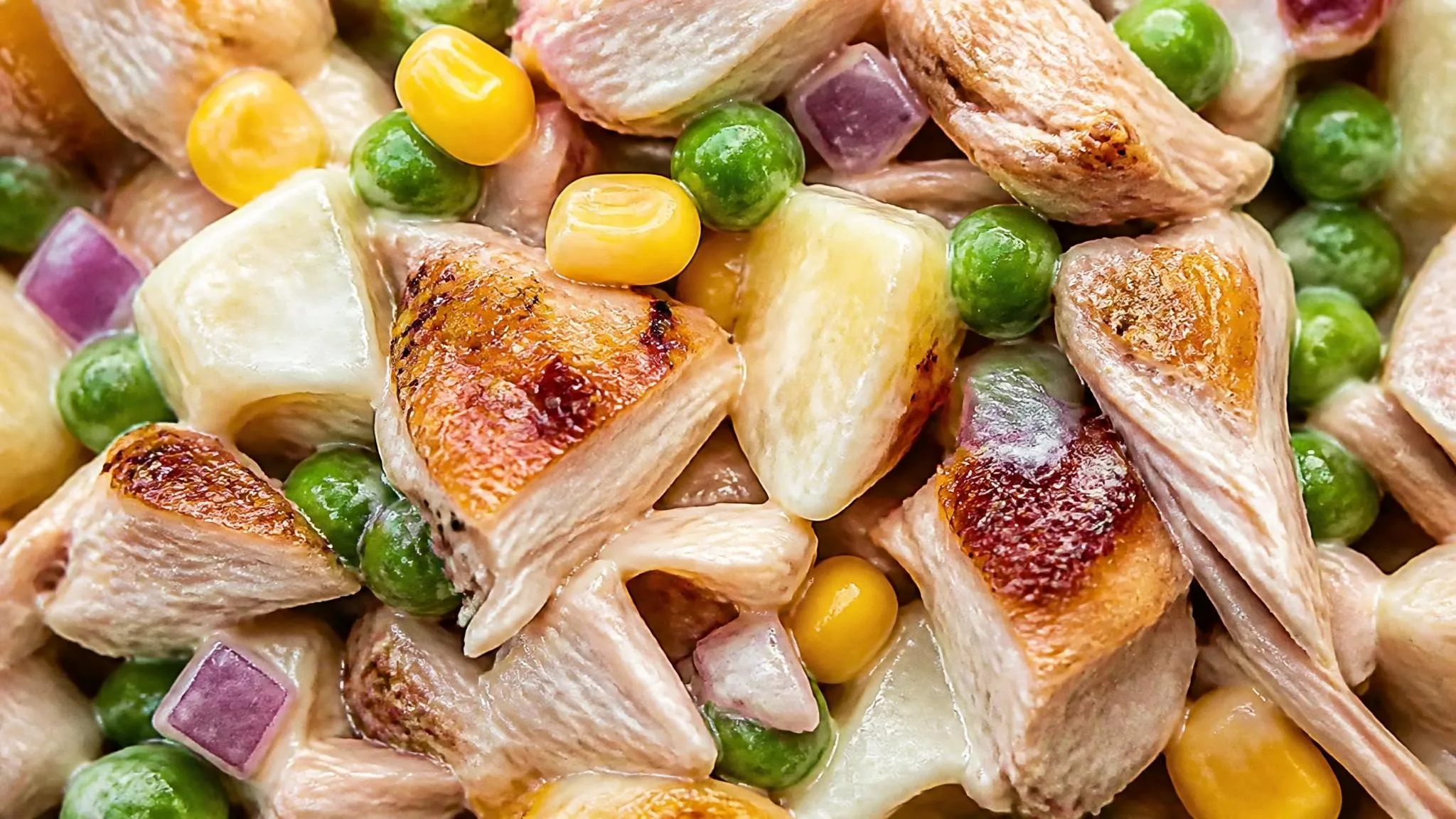 Leftover Roast Chicken Salad + Body Positivity During Weight Loss