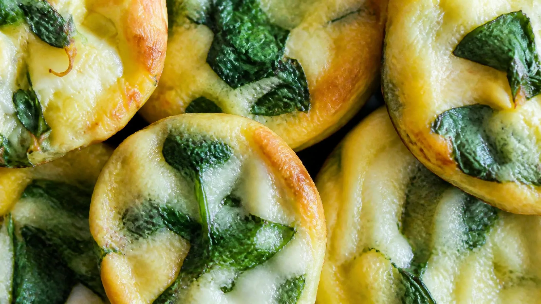 Mini Breakfast Cauliflower Frittatas with Asiago