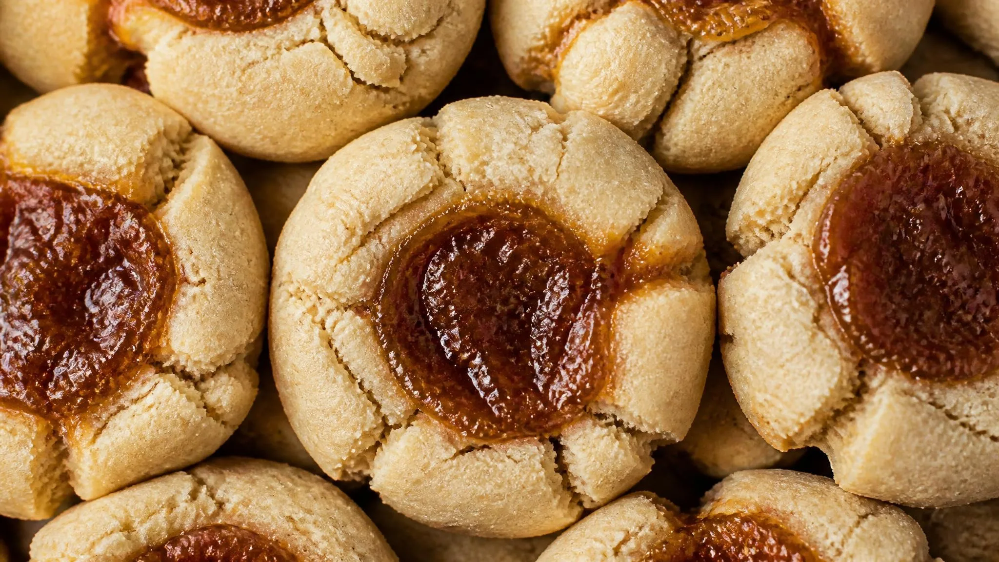 Orange Chocolate Tahini Thumbprint Cookies {gf, paleo}