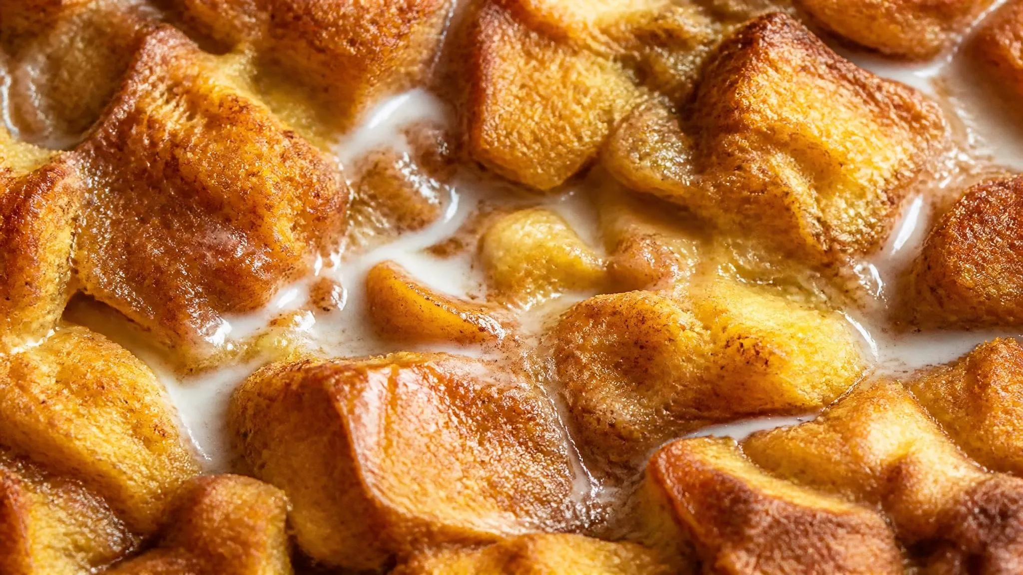 Sweet Potato Bread Pudding & Maple Marshmallow Fluff